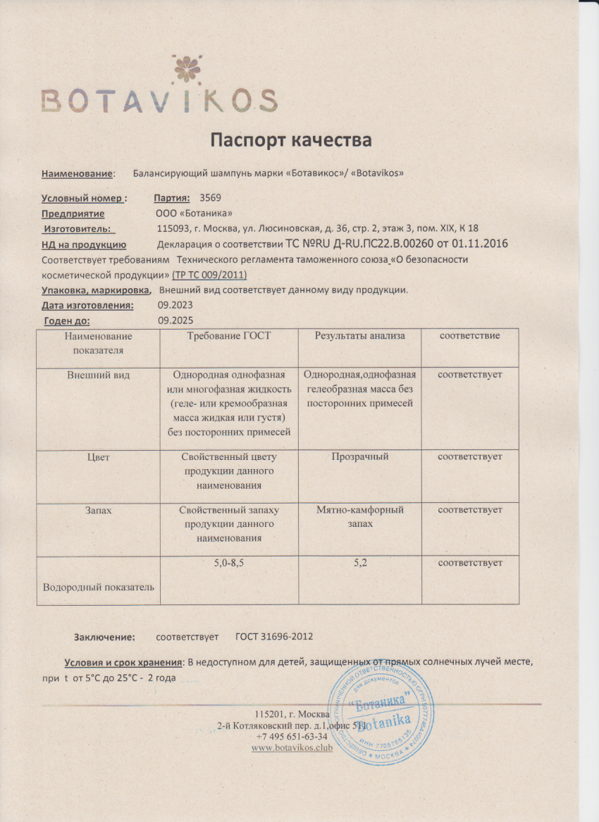 Паспорт №092023